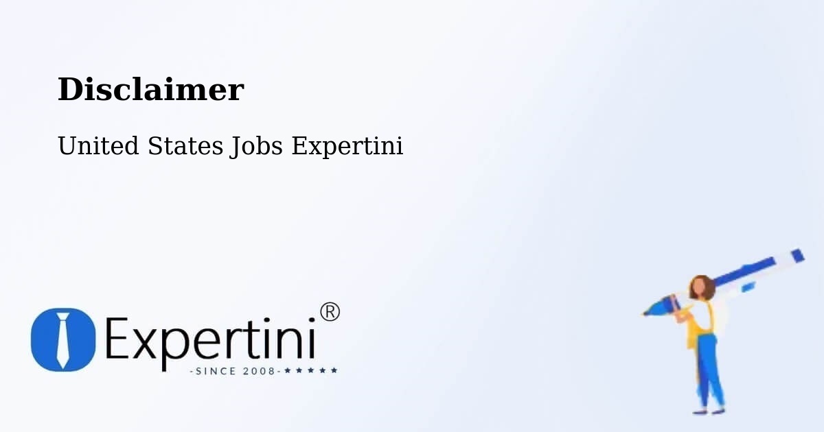 Disclaimer – Colma - United States Jobs Expertini