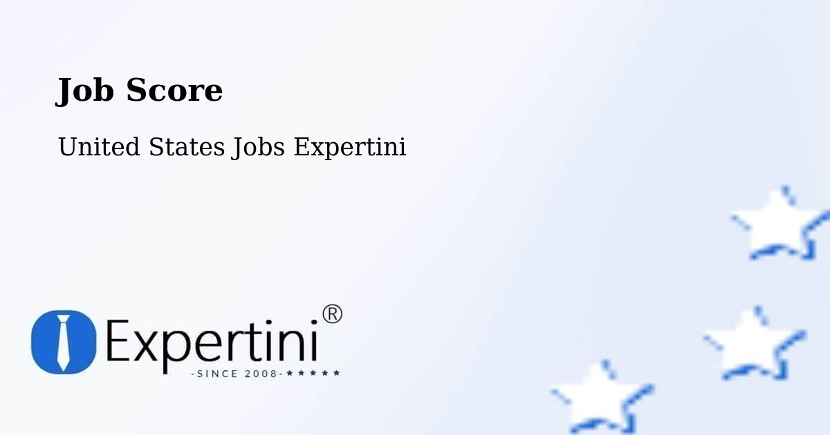 Job Score & Job Description Score Tool – Colma - United States Jobs Expertini
